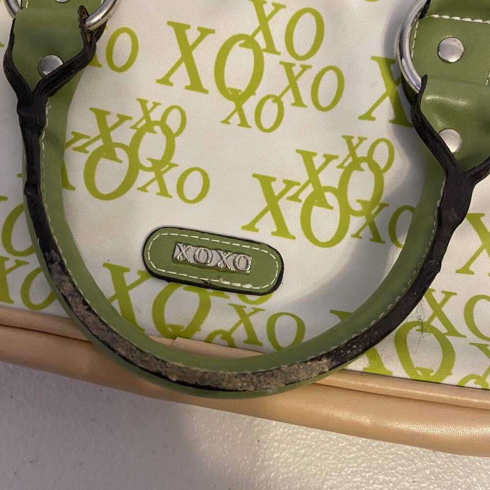 Vintage Y2K XOXO Signature Logo Multicolor FauxLeather Top Handle Handbag Purse - Picture 5 of 10